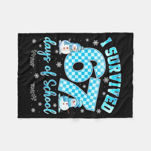 I Survived 67 Days Of School Funny 67 Meme Christm Fleece Deken (Voorkant (Horizontaal))