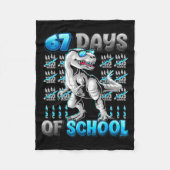I Survived 67 Days Of School Funny 67 Meme Dinosau Fleece Deken (Voorkant)