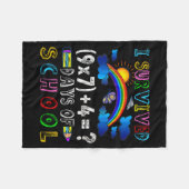 I Survived 67 Days Of School Funny 67 Meme Math Te Fleece Deken (Voorkant (Horizontaal))