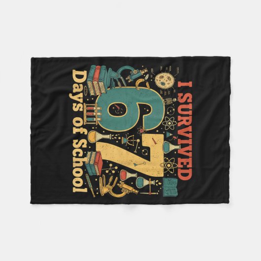 I Survived 67 Days Of School Funny 67 Meme Science Fleece Deken (Voorkant (Horizontaal))