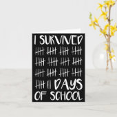 I Survived 67 Days Of School Funny 67 Meme Tally M Kaart (Gele Bloem)