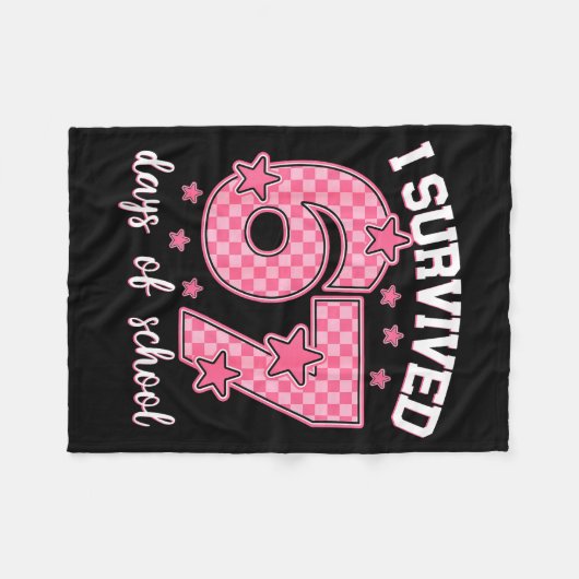 I Survived 67 Days Of School Funny 67 Meme Teacher Fleece Deken (Voorkant (Horizontaal))