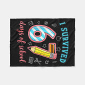 I Survived 67 Days Of School Funny 67 Meme Teacher Fleece Deken (Voorkant (Horizontaal))
