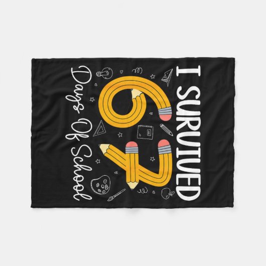 I Survived 67 Days Of School Funny 67 Meme Teacher Fleece Deken (Voorkant (Horizontaal))