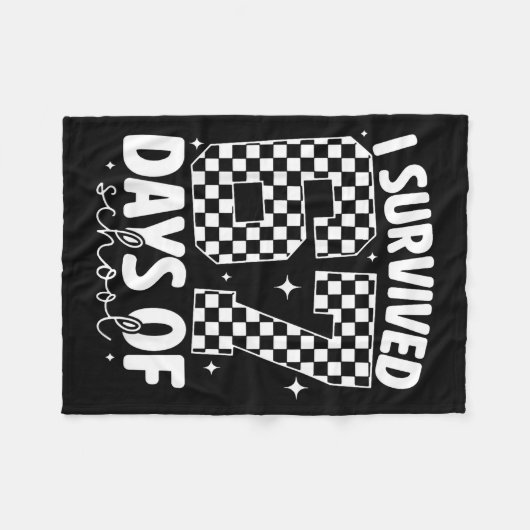 I Survived 67 Days Of School Funny 67 Meme Teacher Fleece Deken (Voorkant (Horizontaal))