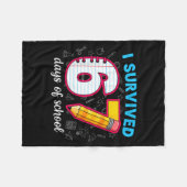 I Survived 67 Days Of School Funny 67 Teachers Stu Fleece Deken (Voorkant (Horizontaal))