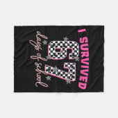 I Survived 67 Days Of School Funny 67 Teachers Stu Fleece Deken (Voorkant (Horizontaal))