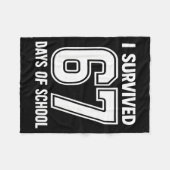 I Survived 67 Days Of School Funny 67 Teachers Stu Fleece Deken (Voorkant (Horizontaal))