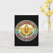 I Survived 67 Days Of School Funny 67 Teachers Stu Kaart (Gele Bloem)