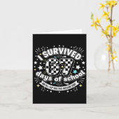 I Survived 67 Days Of School Funny 67 Teachers Stu Kaart (Gele Bloem)