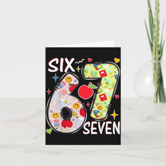 I Survived 67 Days Of School Funny 67 Teachers Stu Kaart (Voorkant)