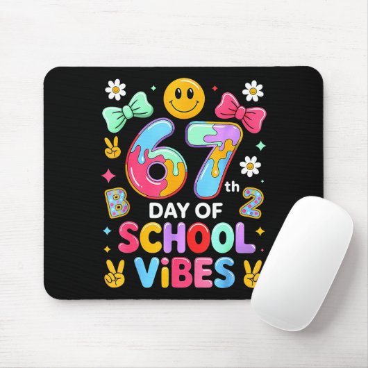 I Survived 67 Days Of School Funny 67 Teachers Stu Muismat (Met muis)
