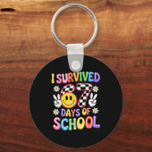 I Survived 67 Days Of School Funny 67 Teachers Stu Sleutelhanger (Voorkant)