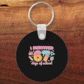 I Survived 67 Days Of School Funny 67 Teachers Stu Sleutelhanger (Voorkant)