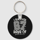 I Survived 67 Days Of School Funny 67 Teachers Stu Sleutelhanger (Voorkant)