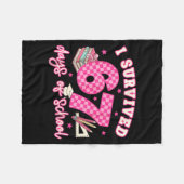 I Survived 67 Days Of School Funny 6 7 Meme Teache Fleece Deken (Voorkant (Horizontaal))