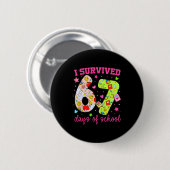 I Survived 67 Days Of School Funny Camouflage Boy Ronde Button 5,7 Cm (Voorkant /achterkant)