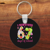 I Survived 67 Days Of School Funny Camouflage Boy  Sleutelhanger (Voorkant)