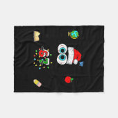 I Survived 67 Days Of School Funny Christmas Black Fleece Deken (Voorkant (Horizontaal))