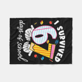I Survived 67 Days Of School Funny Cool Meme Stude Fleece Deken (Voorkant (Horizontaal))