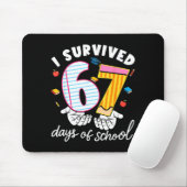 I Survived 67 Days Of School Funny Cool Meme Stude Muismat (Met muis)