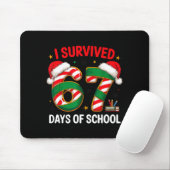 I Survived 67 Days Of School Funny Gen Christmas  Muismat (Met muis)