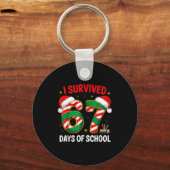 I Survived 67 Days Of School Funny Gen Christmas Sleutelhanger (Voorkant)