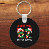 I Survived 67 Days Of School Funny Gen Christmas  Sleutelhanger (Voorkant)