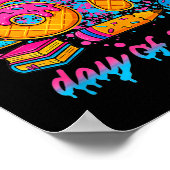 I Survived 67 Days Of School Funny Meme Ice Cream Poster (Hoek)