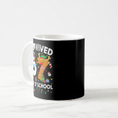 I Survived 67 Days Of School Funny Meme Six Seven  Koffiemok (Voorkant links)
