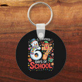 I Survived 67 Days Of School Funny Meme Six Seven  Sleutelhanger (Voorkant)