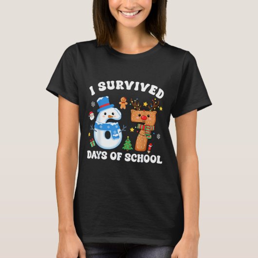 I Survived 67 Days Of School Funny Meme Six Seven T-shirt (Voorkant)