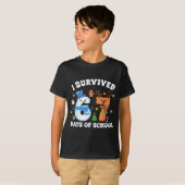 I Survived 67 Days Of School Funny Meme Six Seven T-shirt (Voorkant volledig)