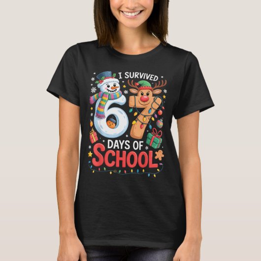 I Survived 67 Days Of School Funny Meme Six Seven T-shirt (Voorkant)