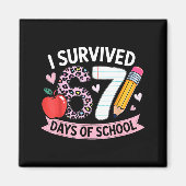 I Survived 67 Days Of School Funny Meme Student Te Magneet (Voorkant)