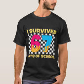 I Survived 67 Days Of School Funny Meme Student Te T-shirt (Voorkant)