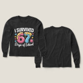 I Survived 67 Days of School Funny Meme Teacher  (Voorkant /achterkant)
