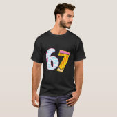 I Survived 67 Days Of School Funny Meme Teacher 2 T-shirt (Voorkant volledig)