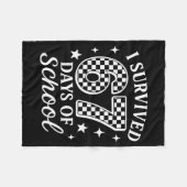 I Survived 67 Days Of School Funny Meme Teacher St Fleece Deken (Voorkant (Horizontaal))