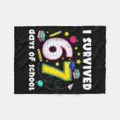 I Survived 67 Days Of School Funny Meme Teacher St Fleece Deken (Voorkant (Horizontaal))