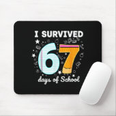 I Survived 67 Days Of School Funny Meme Teacher St Muismat (Met muis)