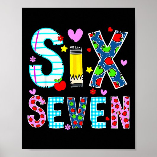 I Survived 67 Days Of School Funny Meme Teacher St Poster (Voorkant)