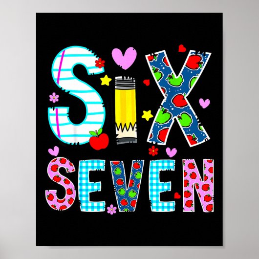 I Survived 67 Days Of School Funny Meme Teacher St Poster (Voorkant)