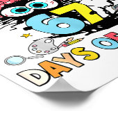 I Survived 67 Days Of School Funny Meme Teacher St Poster (Hoek)