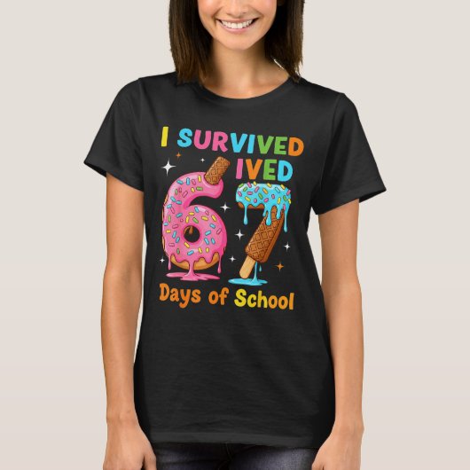 I Survived 67 Days Of School Funny Meme Teacher St T-shirt (Voorkant)