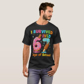 I Survived 67 Days Of School Funny Meme Teacher St T-shirt (Voorkant volledig)