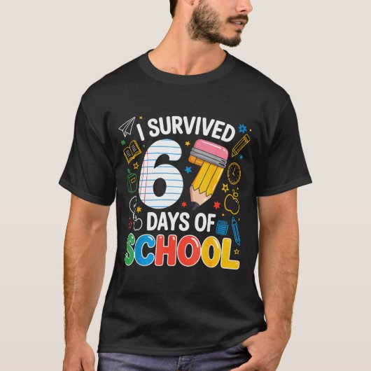 I Survived 67 Days Of School Funny Meme Teacher St T-shirt (Voorkant)