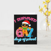 I Survived 67 Days Of School Funny Six Seven 67 Gi Kaart (Gele Bloem)