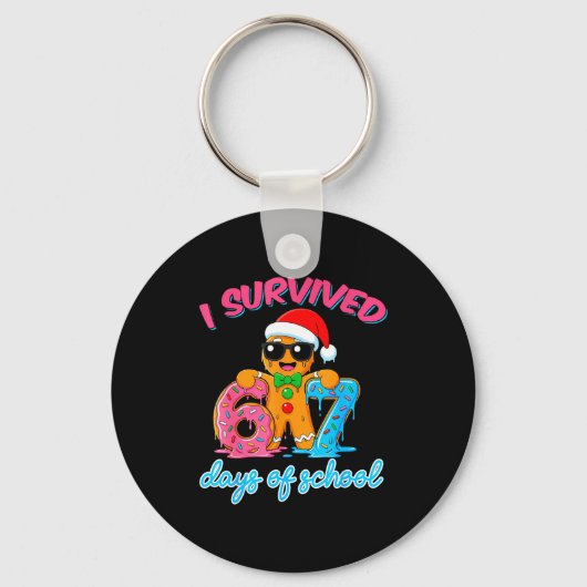 I Survived 67 Days Of School Funny Six Seven 67 Gi Sleutelhanger (Voorkant)