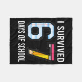I Survived 67 Days Of School Funny Six Seven 6 7 M Fleece Deken (Voorkant (Horizontaal))